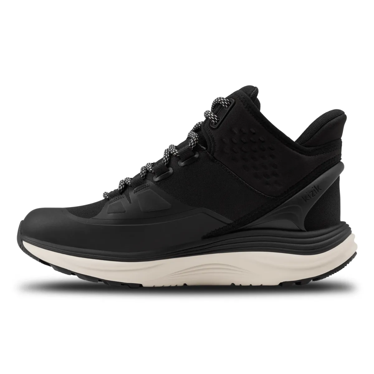 Dry Wear Kizik Women's London All-Terrain Mid Black/White Waterproof