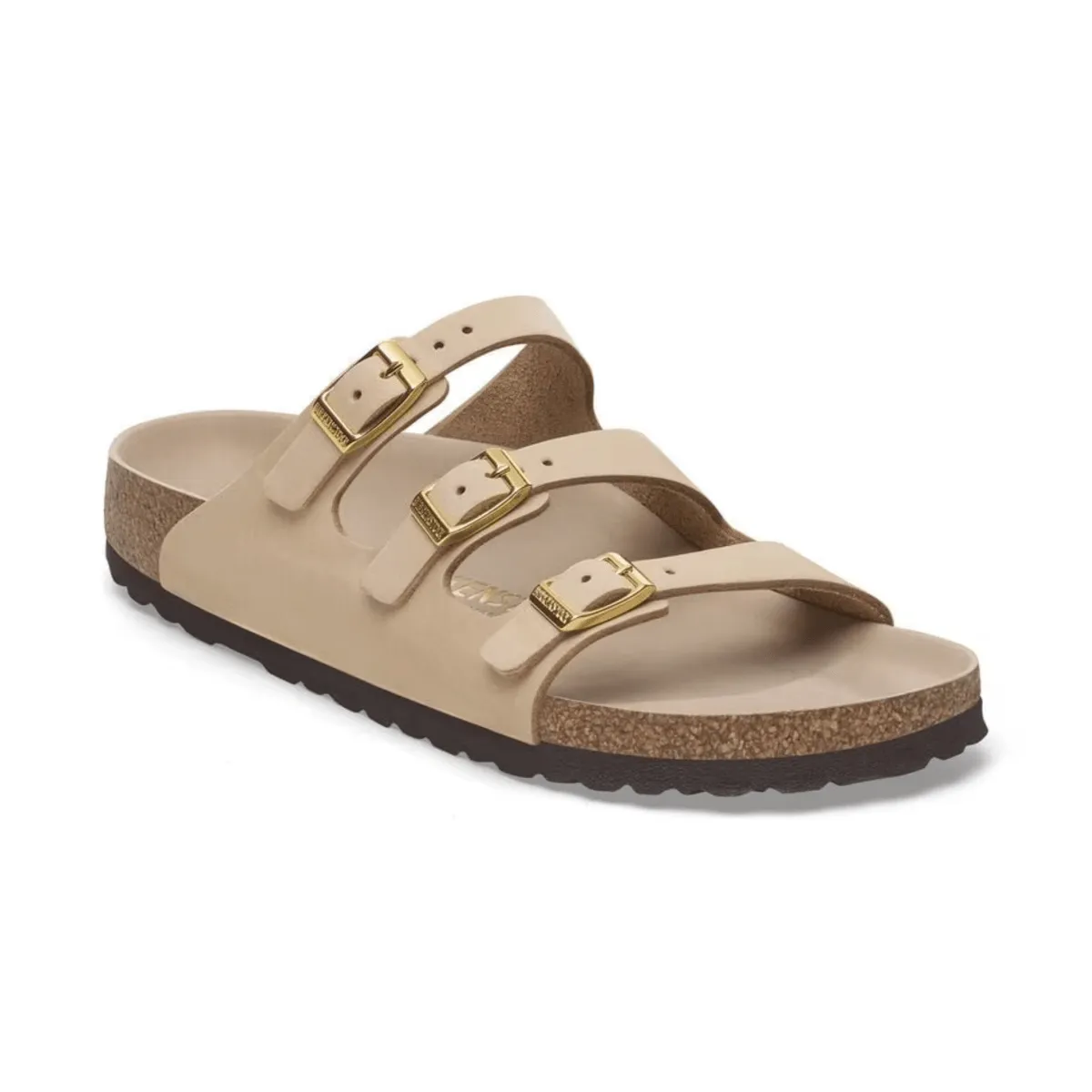Comfortable Seamless Interior Lining Birkenstock Women's Florida Sandcastle Nubuck