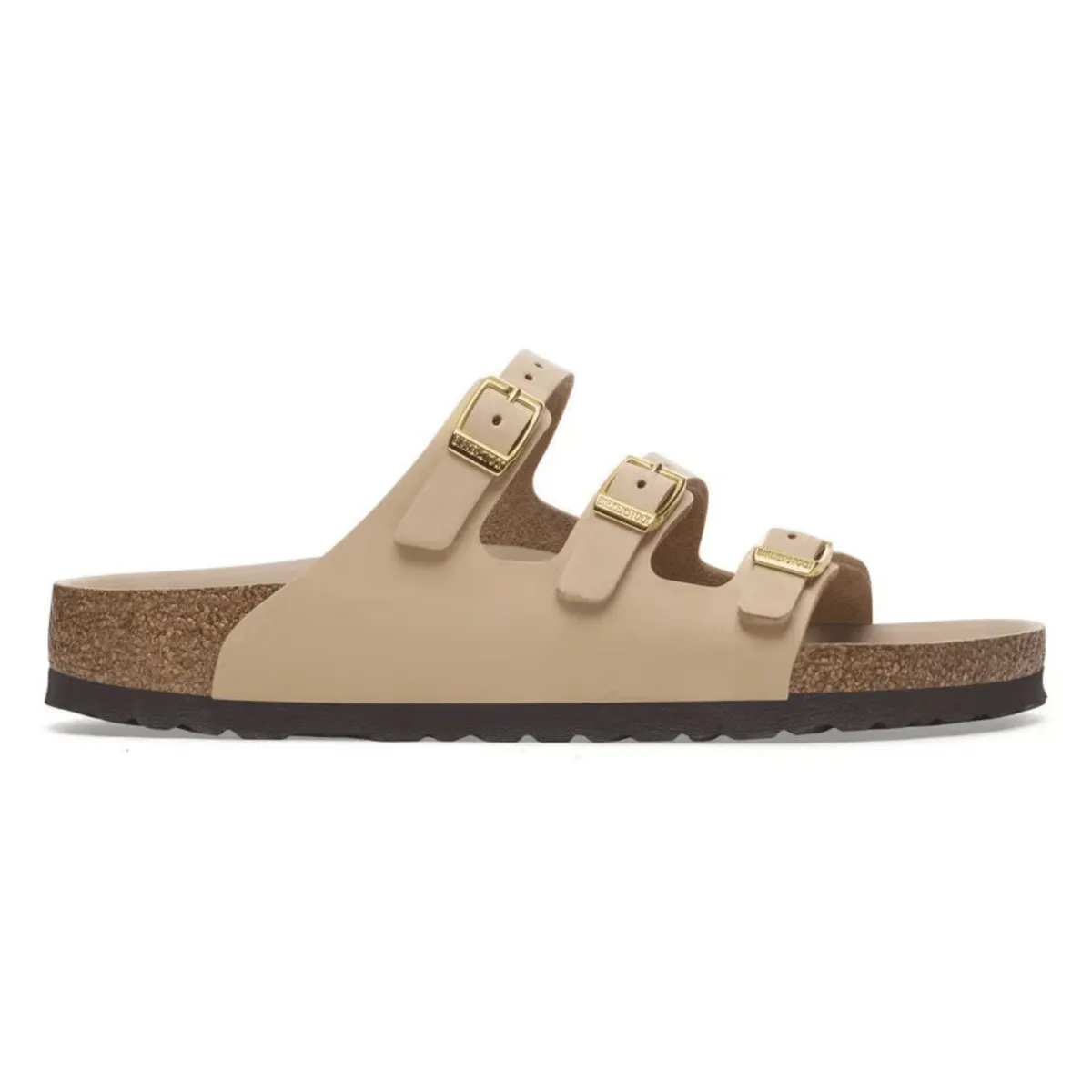 Luxe Look Heat Jog Birkenstock Women's Florida Sandcastle Nubuck