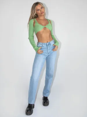 Ashli Denim Jeans Festival Outfit Urban Explorer Sandblasted Details