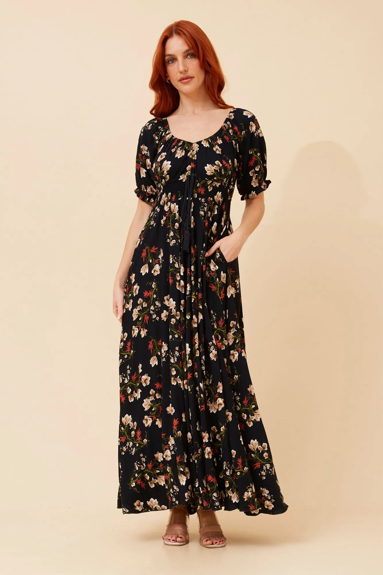Classic Edge DAISY FLORAL MAXI DRESS