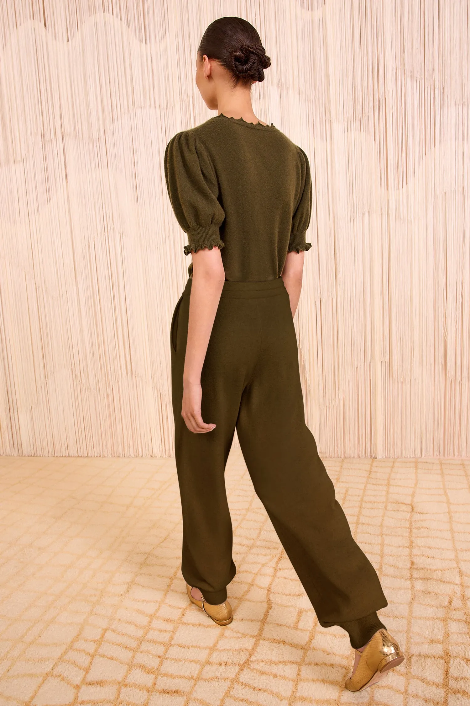 FlexFitTechnology Danica Cashmere Pants - Hunter