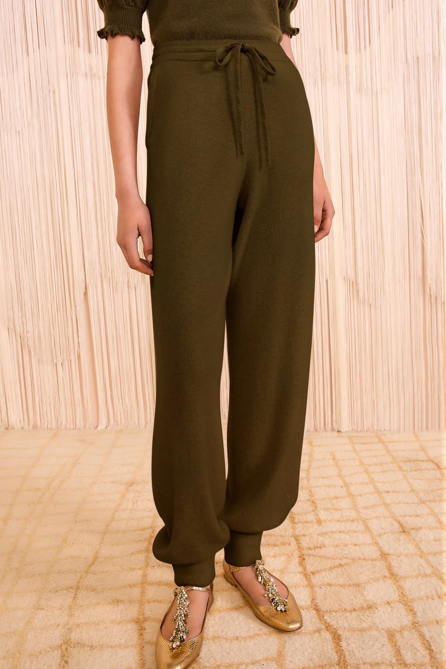 Danica Cashmere Pants - Hunter AntiFadeTechnology