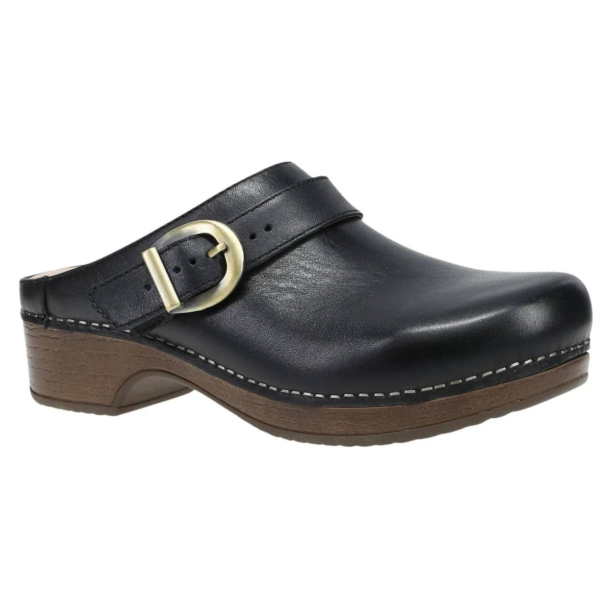 Dansko Women's Baylor Black Calf Mule Core Fit