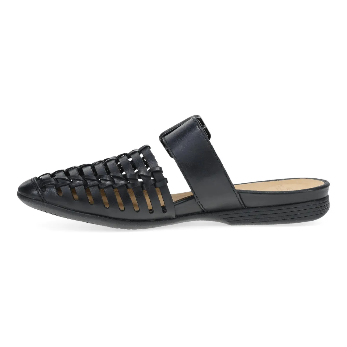 Dansko Women's Leilani Black Burnished Nappa Mule Durable Walk Day To Night