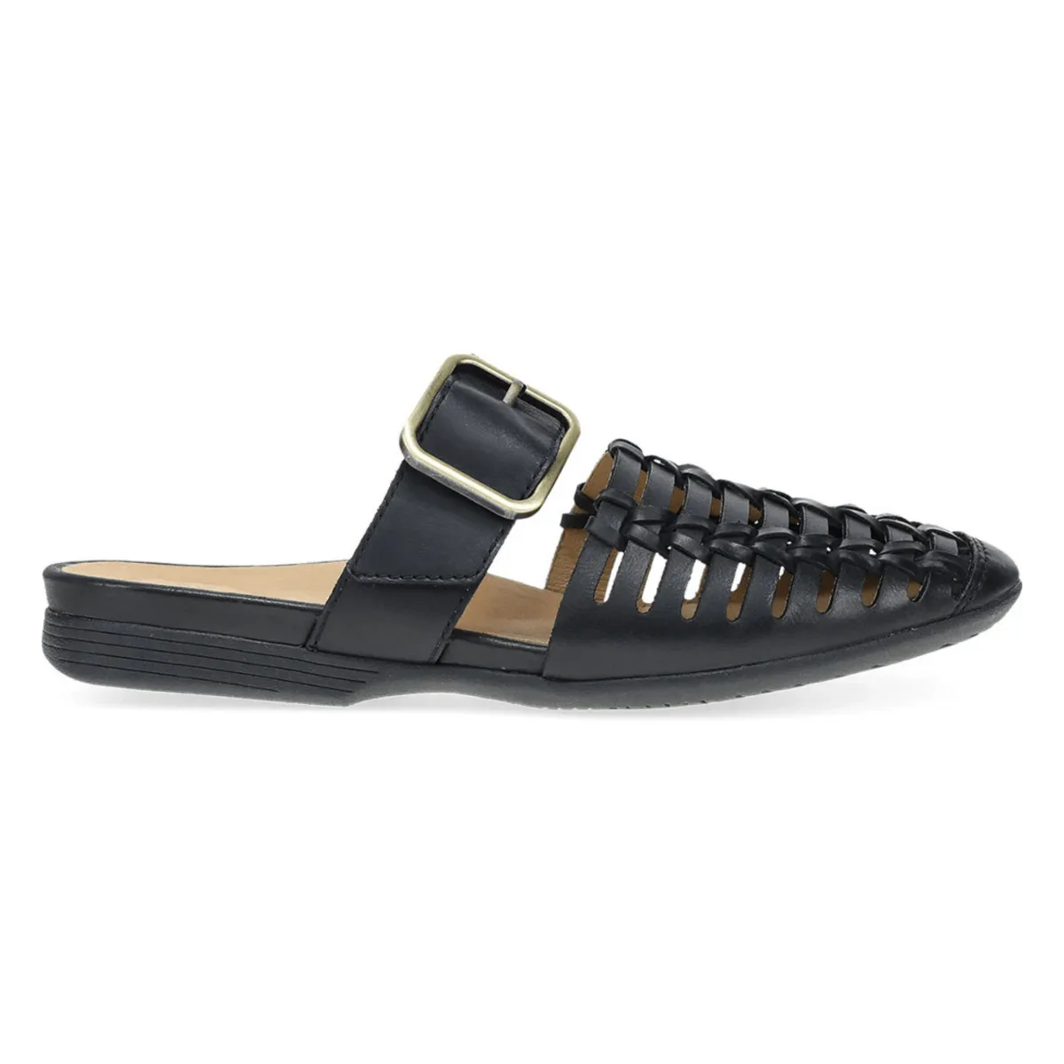 Dansko Women's Leilani Black Burnished Nappa Mule Outdoor shoes Quick Move