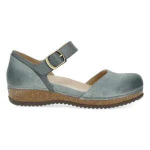 Dansko Women's Mae Denim Burnished Suede Weekend Vibes