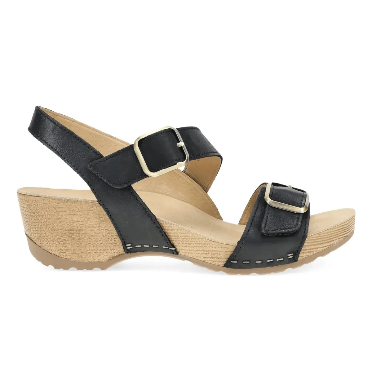 Dansko Women's Trinity Black Burnished Nubuck City Edge