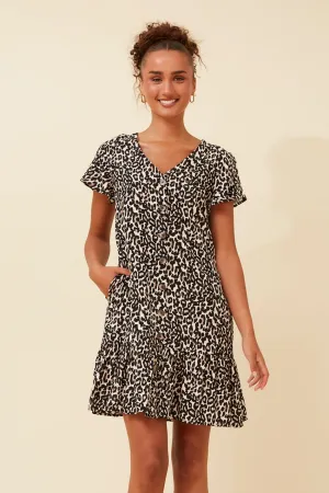 SHILOH ANIMAL PRINT DRESS Stylish Mood