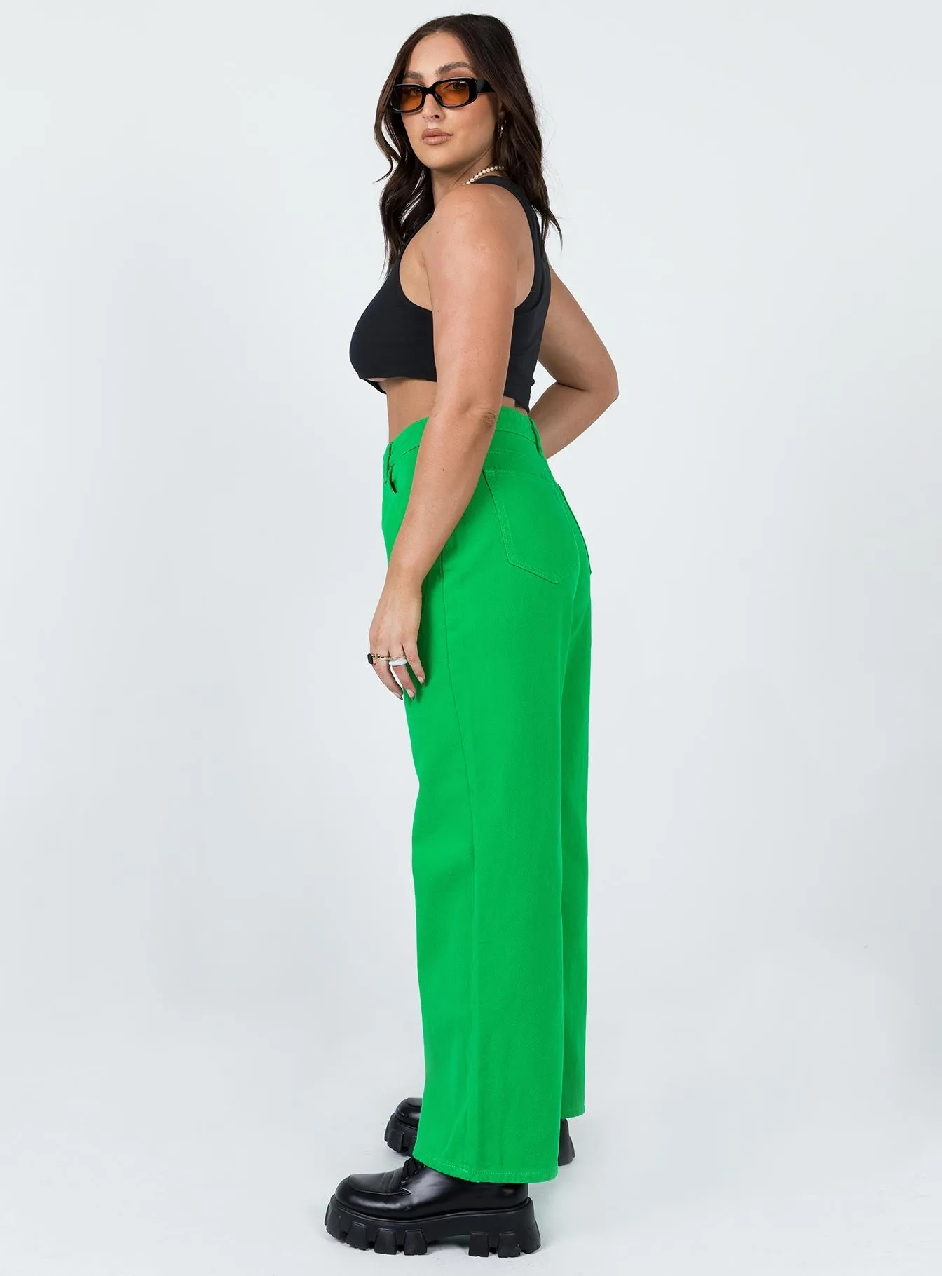 Denver Denim Jeans Green Evening Stroll Urban Explorer