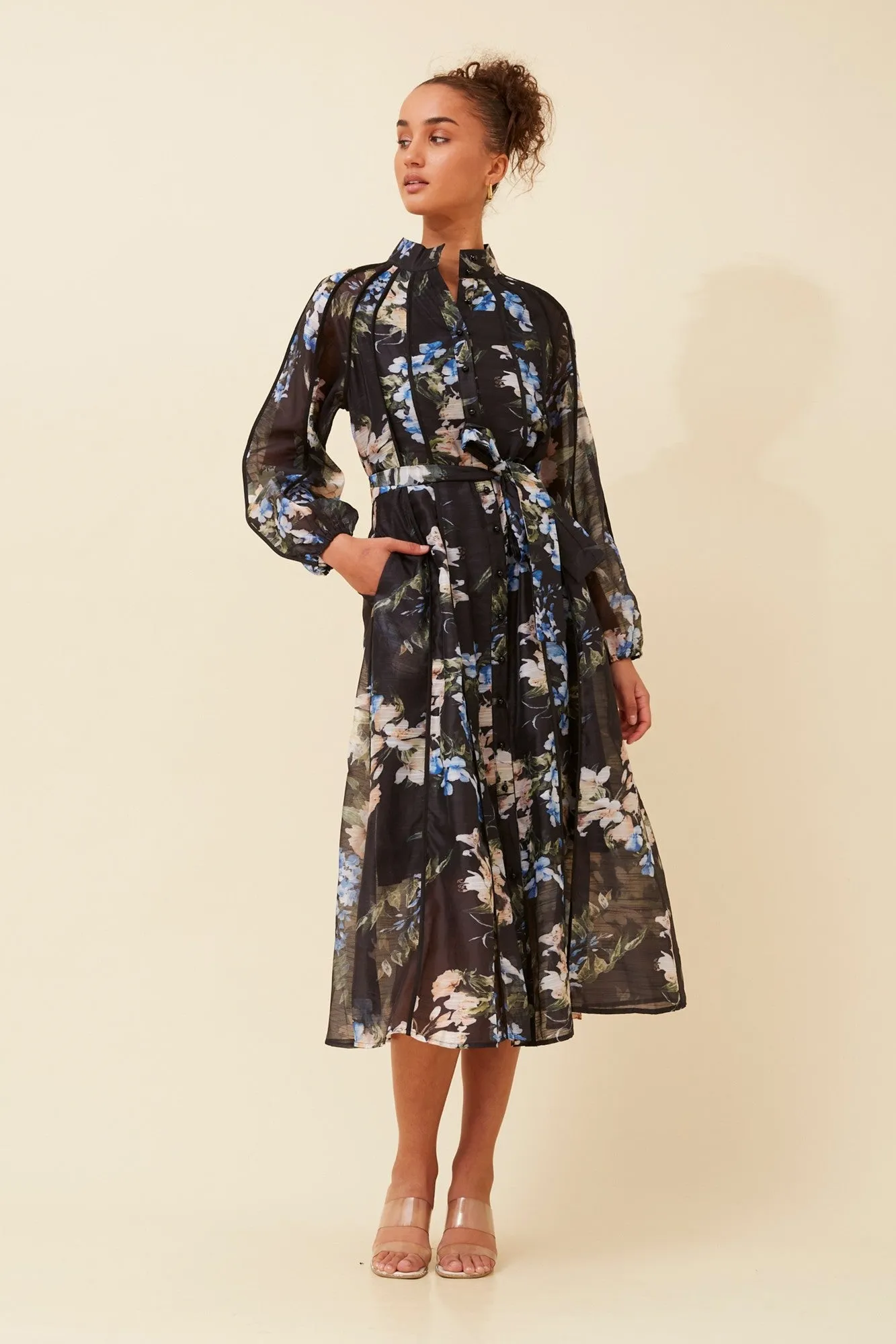 Autumn Look WYNTER FLORAL MIDI DRESS