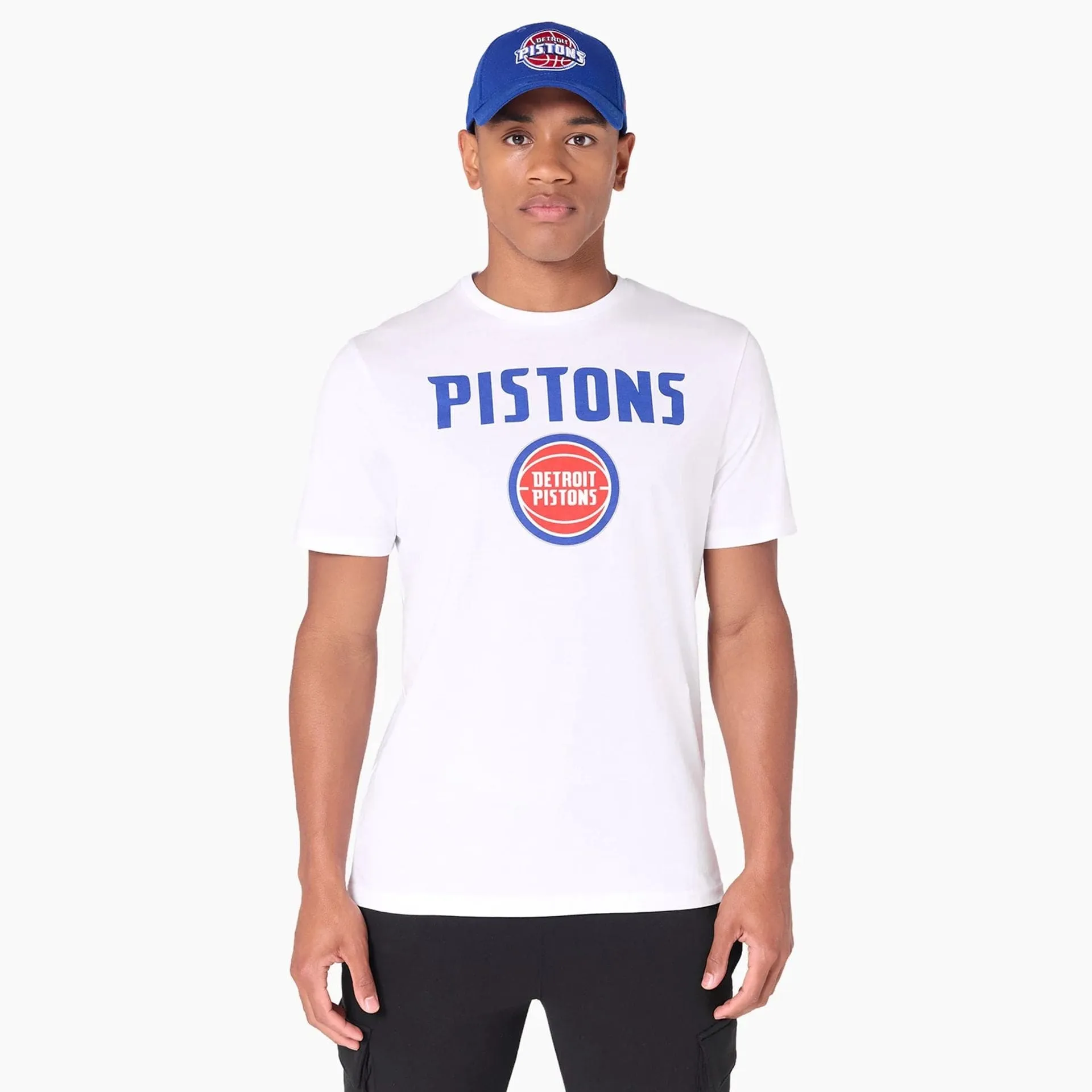 Detroit Pistons NBA White T-Shirt UltraSoftBrushedInterior