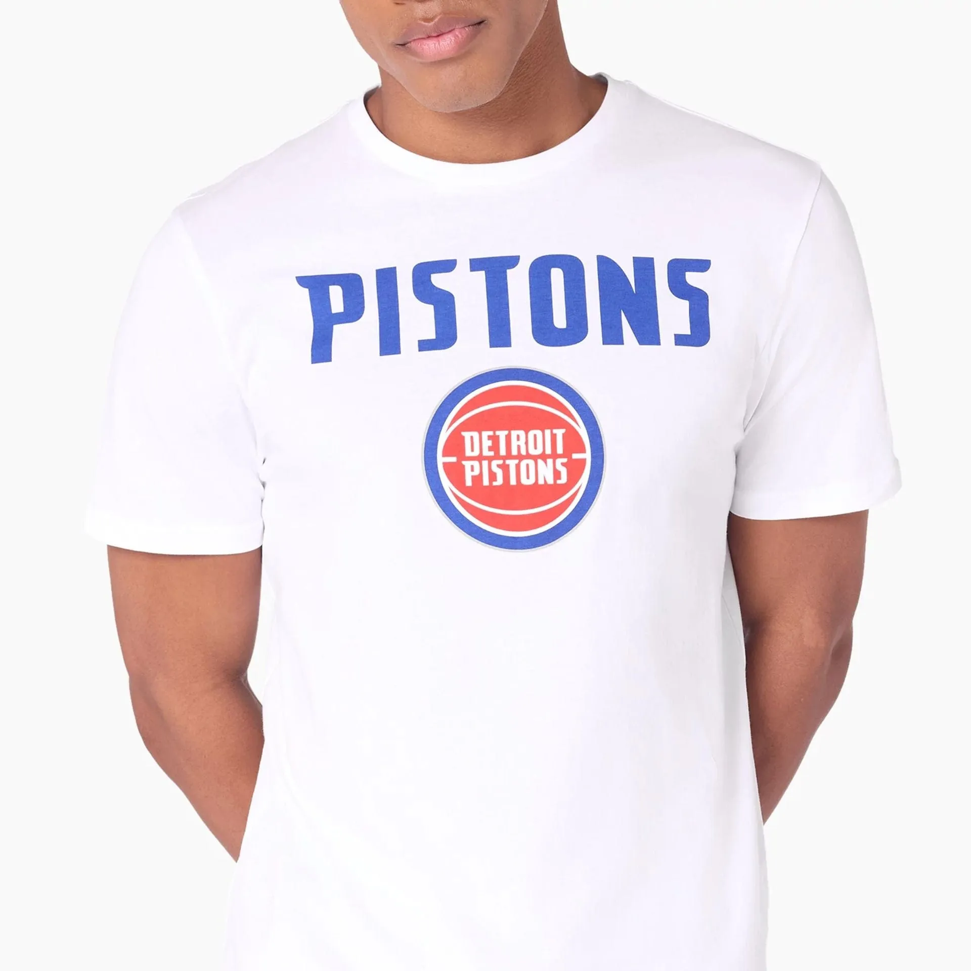 Detroit Pistons NBA White T-Shirt Cool Style