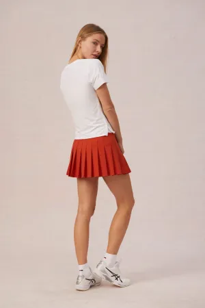 Comfort Fit DonnaSport Pleated Skirt - Siena