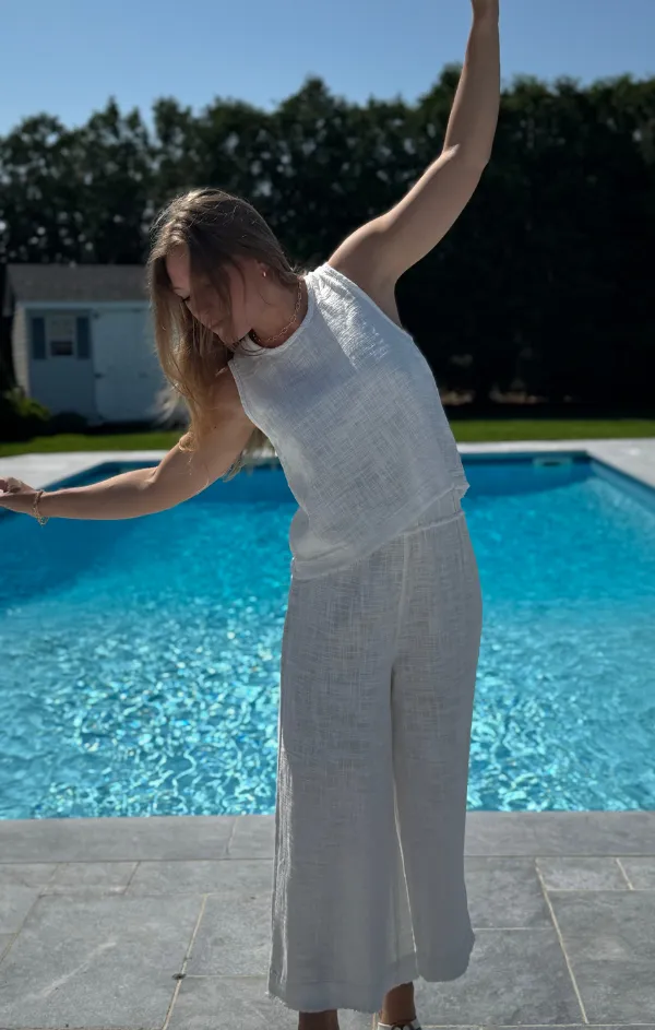 Cotton Crop Pant Adaptable Fit AntiStaticFinish