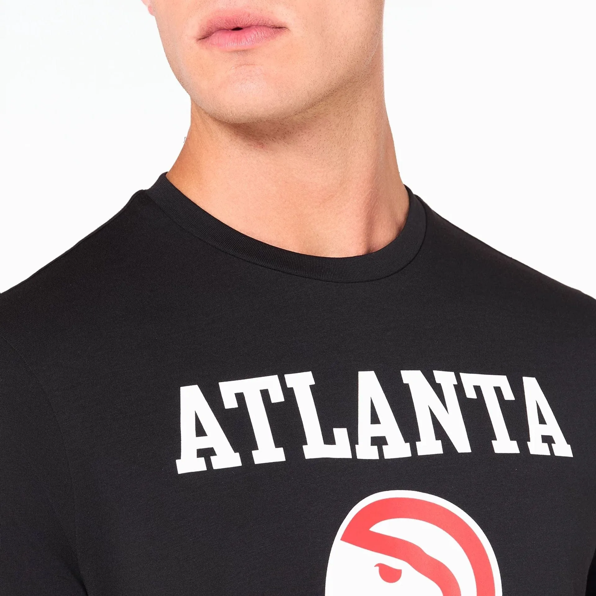 Atlanta Hawks NBA Black T-Shirt SlimFitDesign