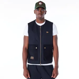 Simple and Light OekoTexCertified New Era Black Utility Vest Top