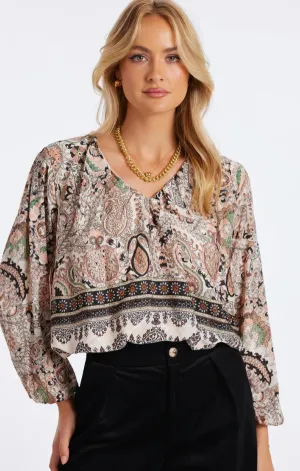 Maude Bubble Sleeve Top Work Safe