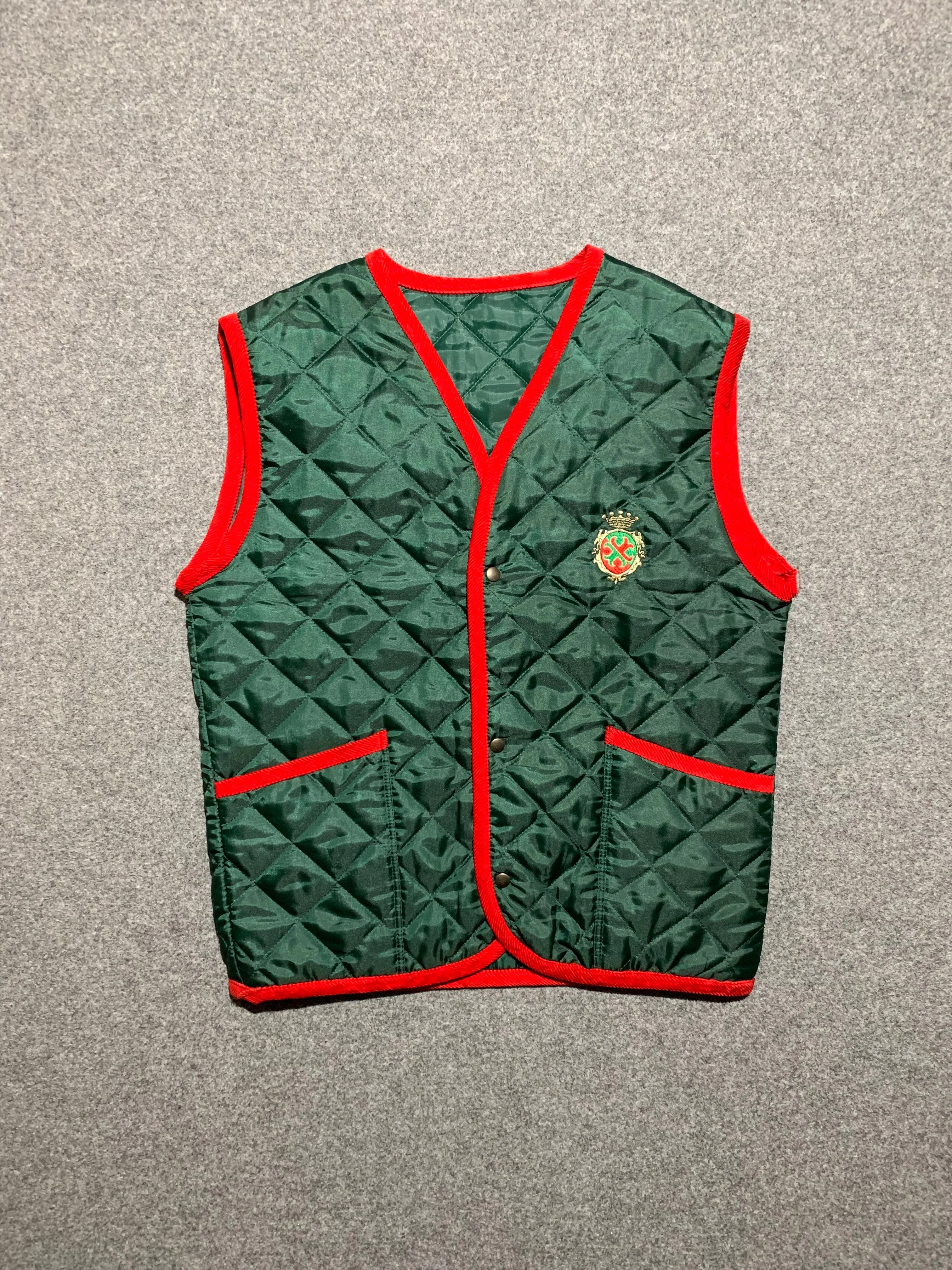 Made in England quilted vest Collapsible Packable Design