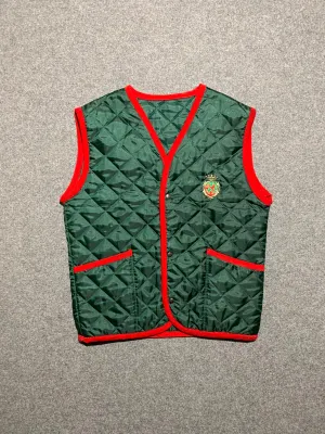 Made in England quilted vest Collapsible Packable Design