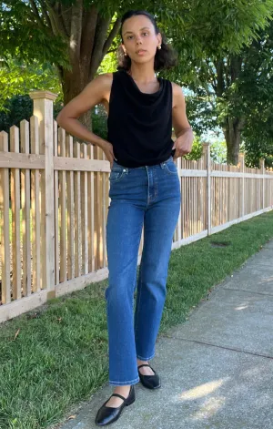 EasyCareMaterial Draped Cowl Tank