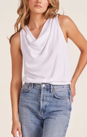 Insulated Outerwear Draped Cowl Tank