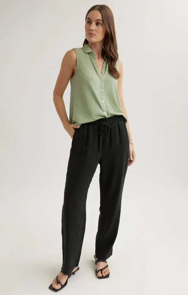 Stretchable Comfort Smocked Waist Trousers