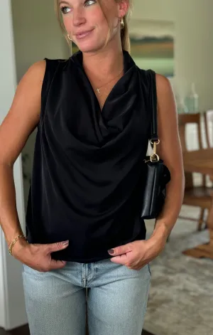 Luxury Touch Weekend Wear Olivia Cowl Neck Top