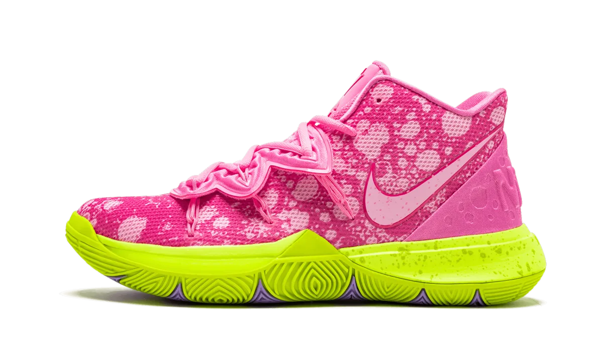 Kyrie 5 SBSP "Patrick Star" raised - heel shoes star - design shoes