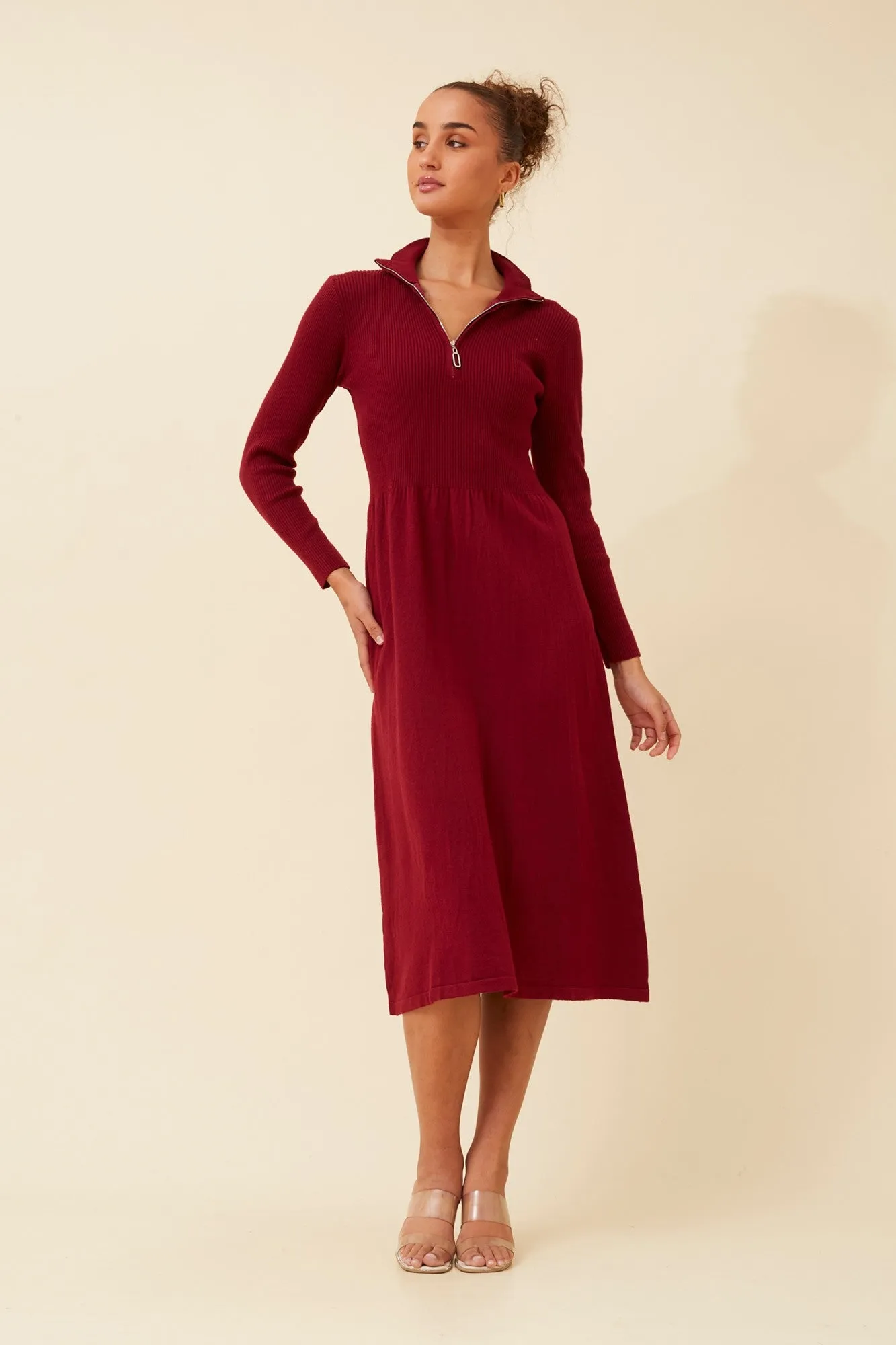 DUSTINE BABYDOLL KNIT DRESS Night Charm