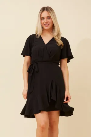 Layering Fit packable LANI MOCK WRAP DRESS