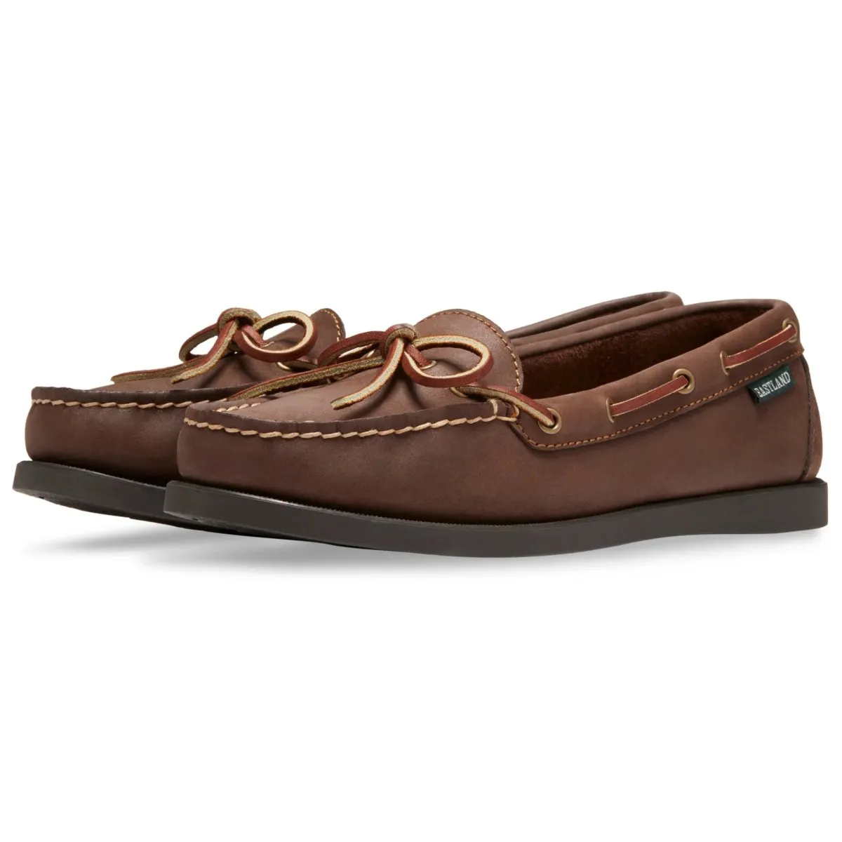 Eastland Women's Yarmouth Camp Moc Slip On Bomber Brown Smart Form