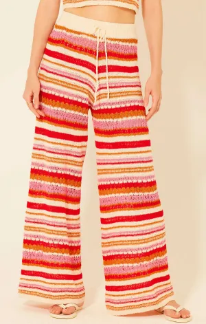 Plaid detail Addison Pant