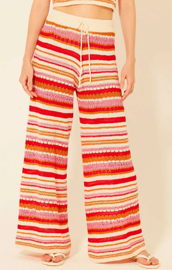 Plaid detail Addison Pant