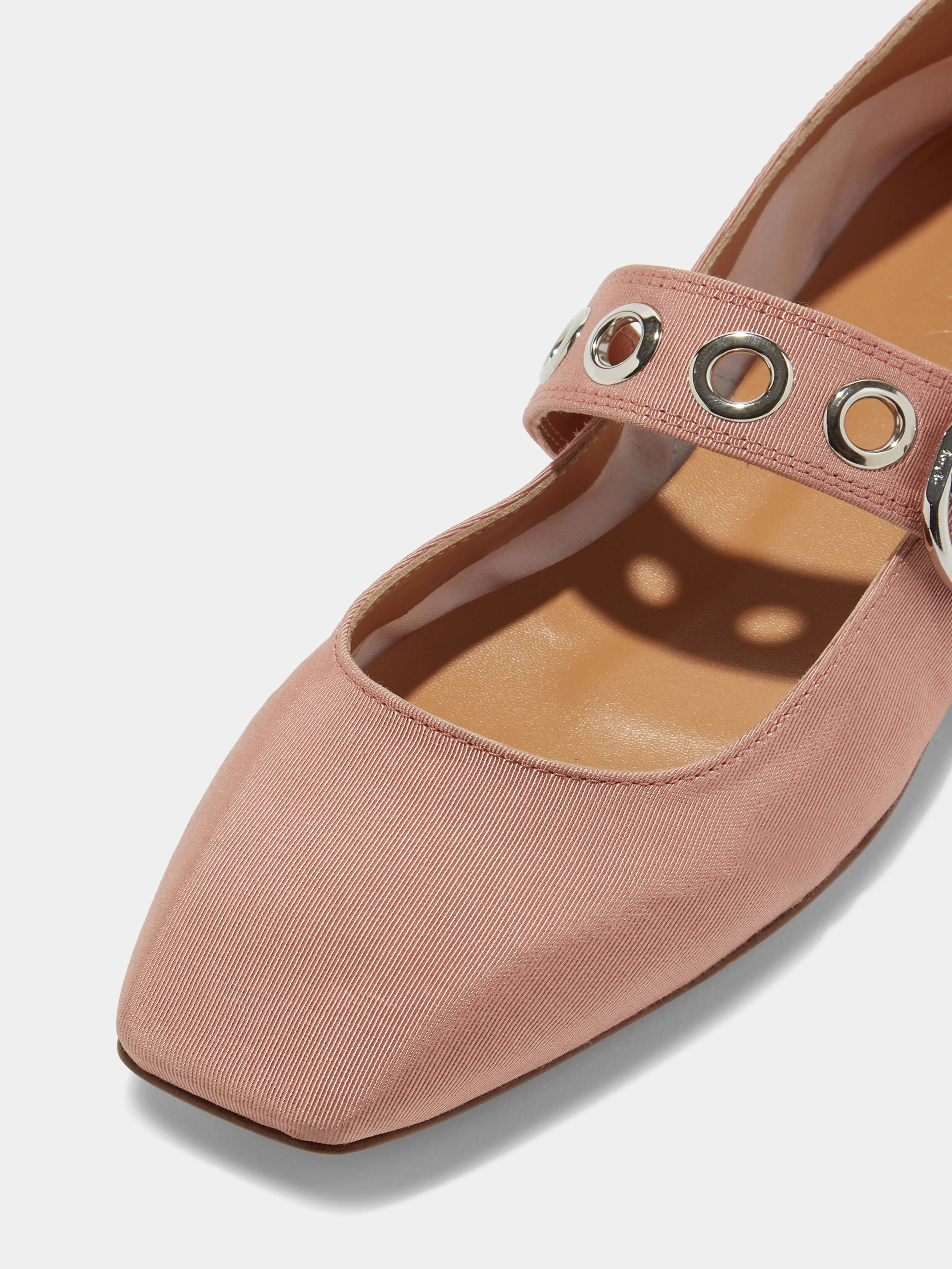 Chill Style Uma Eyelet Grosgrain Mary-Janes Flats