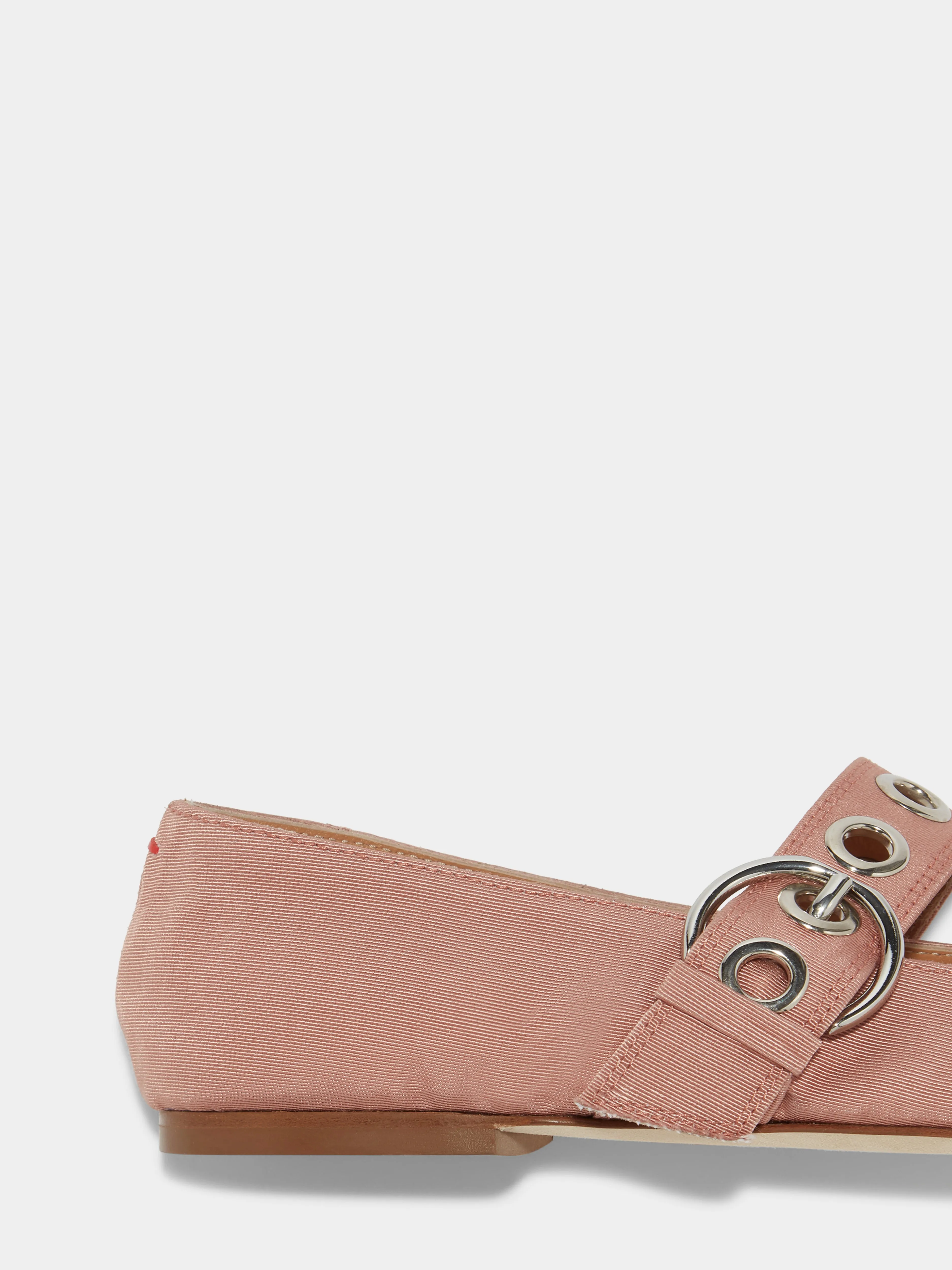 Campus Hike Urban Dailywear Uma Eyelet Grosgrain Mary-Janes Flats