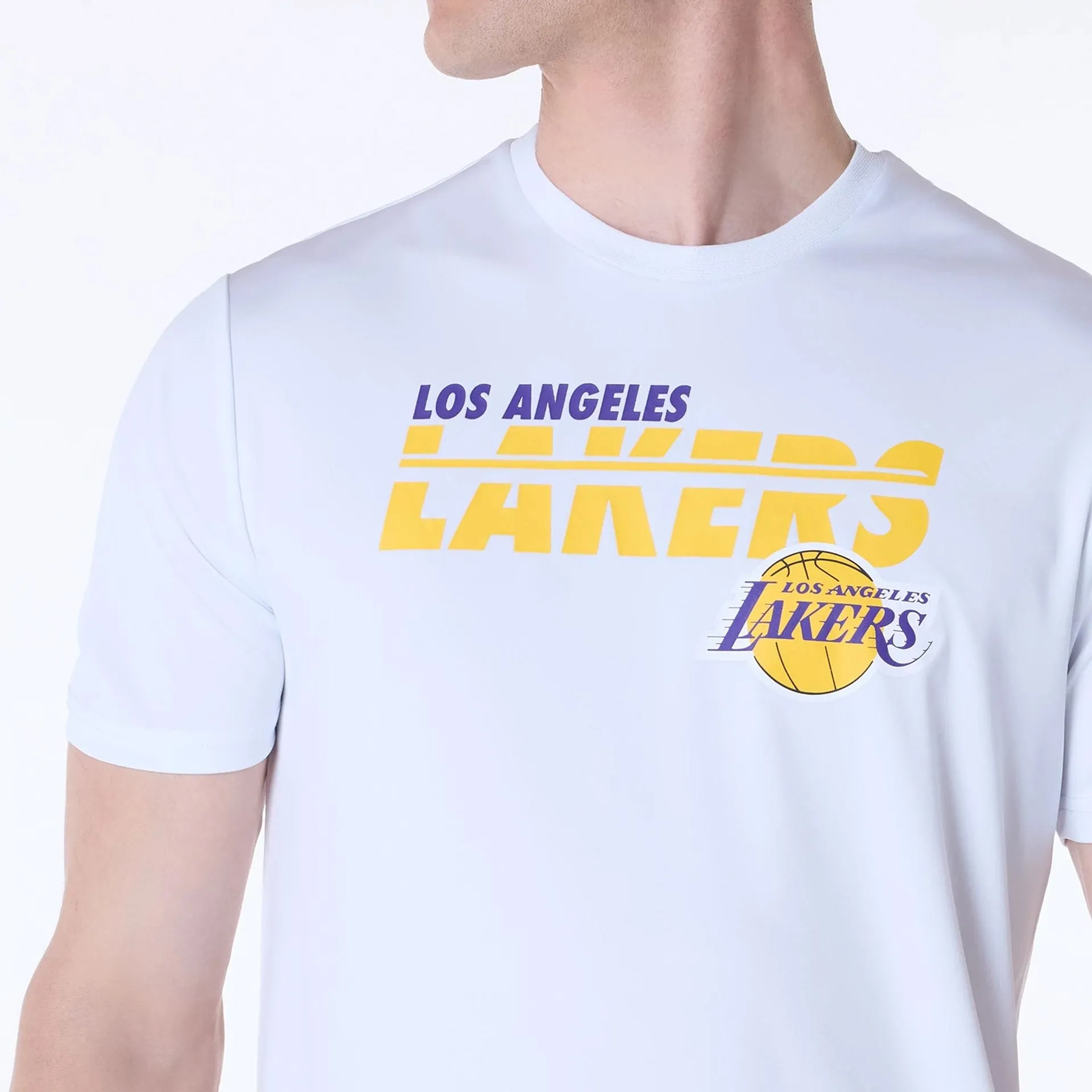 Breathable fabric LA Lakers NBA Essentials White T-Shirt