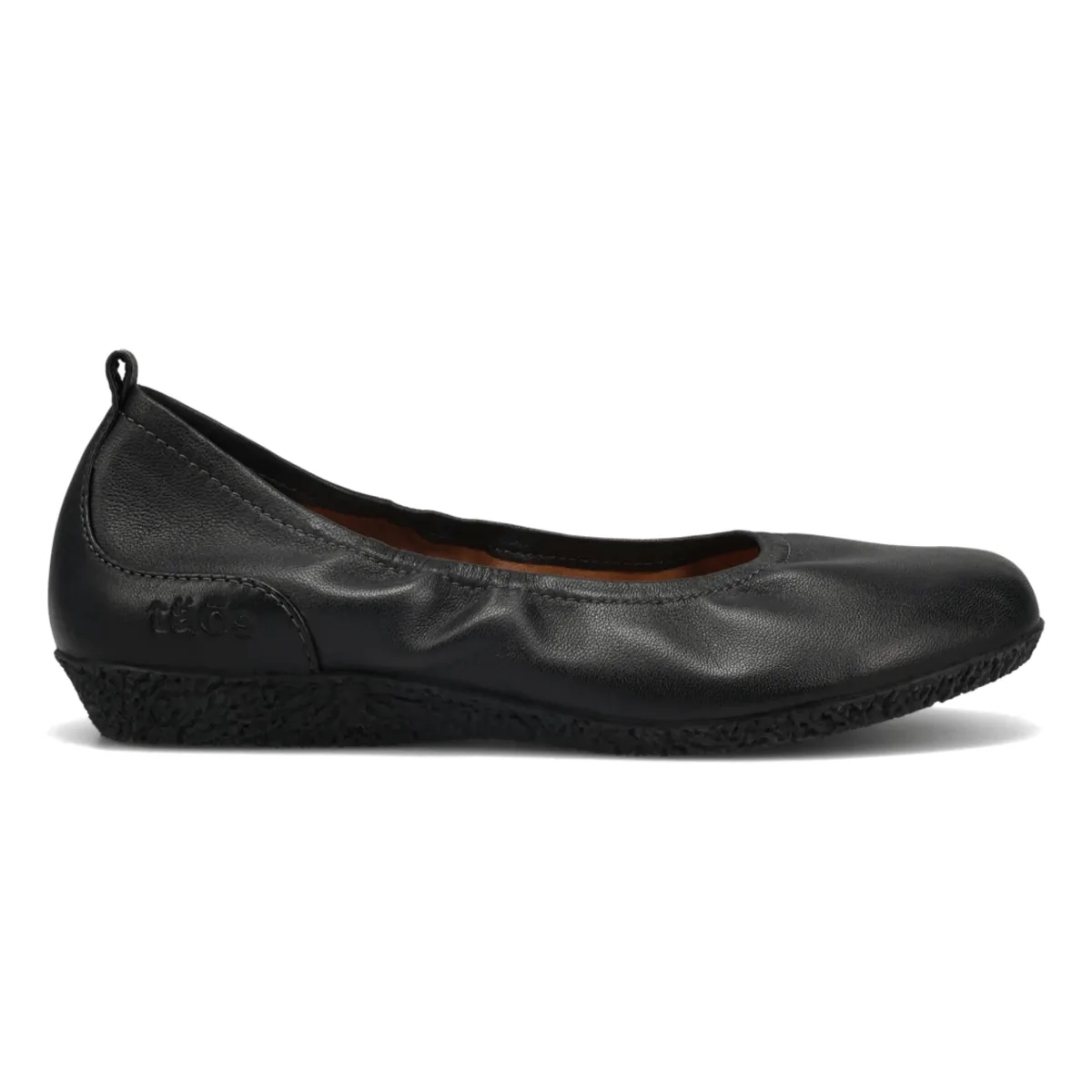 Taos Women's Chit Chat Black Leather Harbor Step