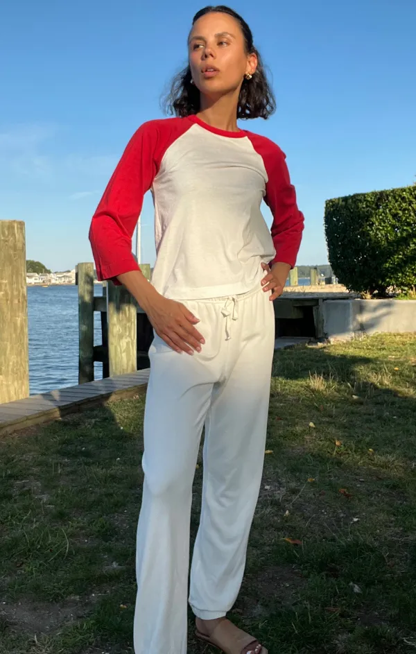 Jogger with Drawcord in Pearl Wear Resistant Fabric Breathable activewear