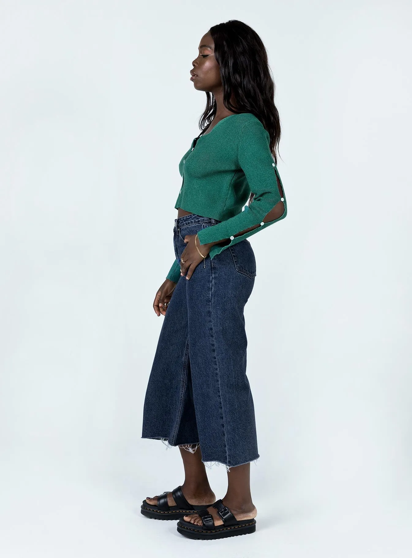 Andalusia Wide Leg Denim Jeans Multi Season Piece
