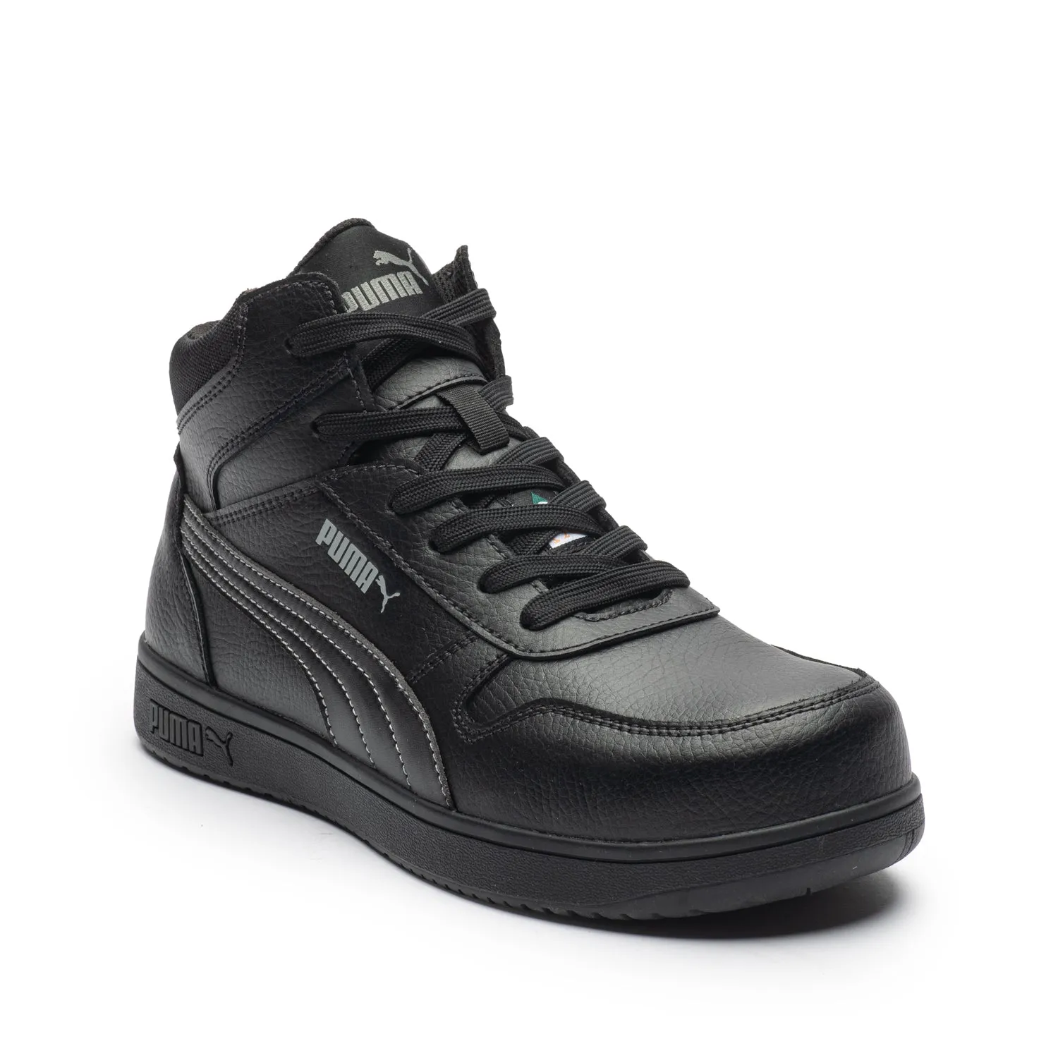 Reinforced Seams Frontcourt Black Mid Composite Toe Safety Shoes 630063 - Limited Sizing