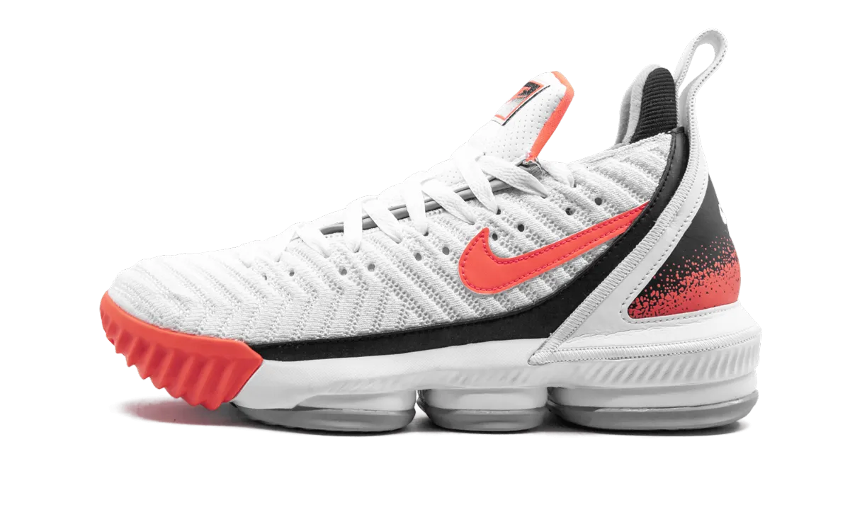 Abrasion Resistant Collar Carbon Fiber Reinforcement LeBron 16 "Hot Lava"