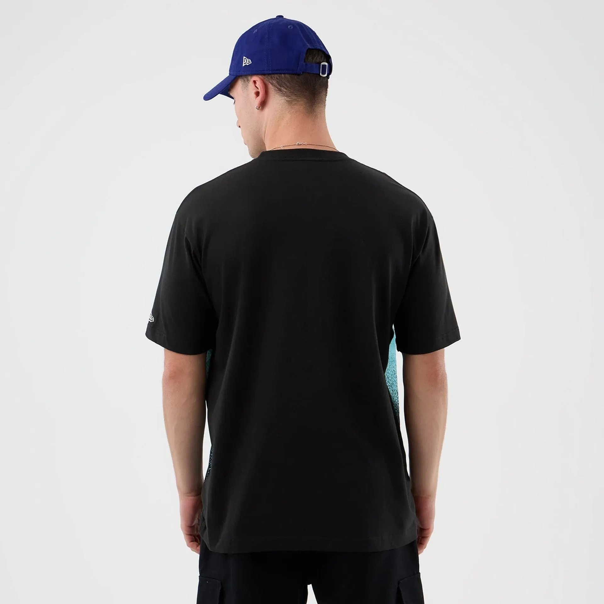 LA Dodgers MLB Life Graphic Black T-Shirt Ribbed collar