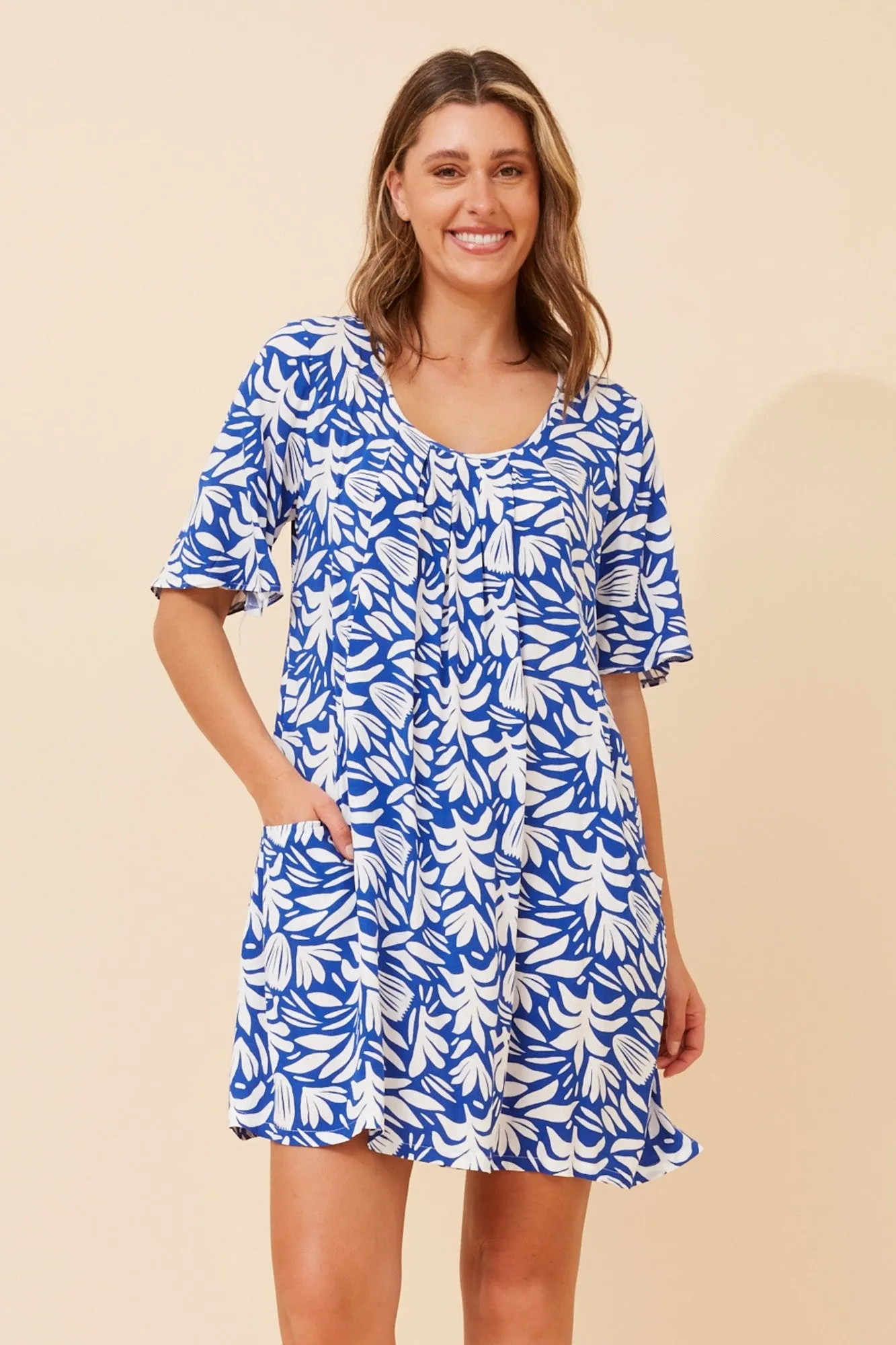 Light Comfort ANIKA ABSTRACT PRINT DRESS