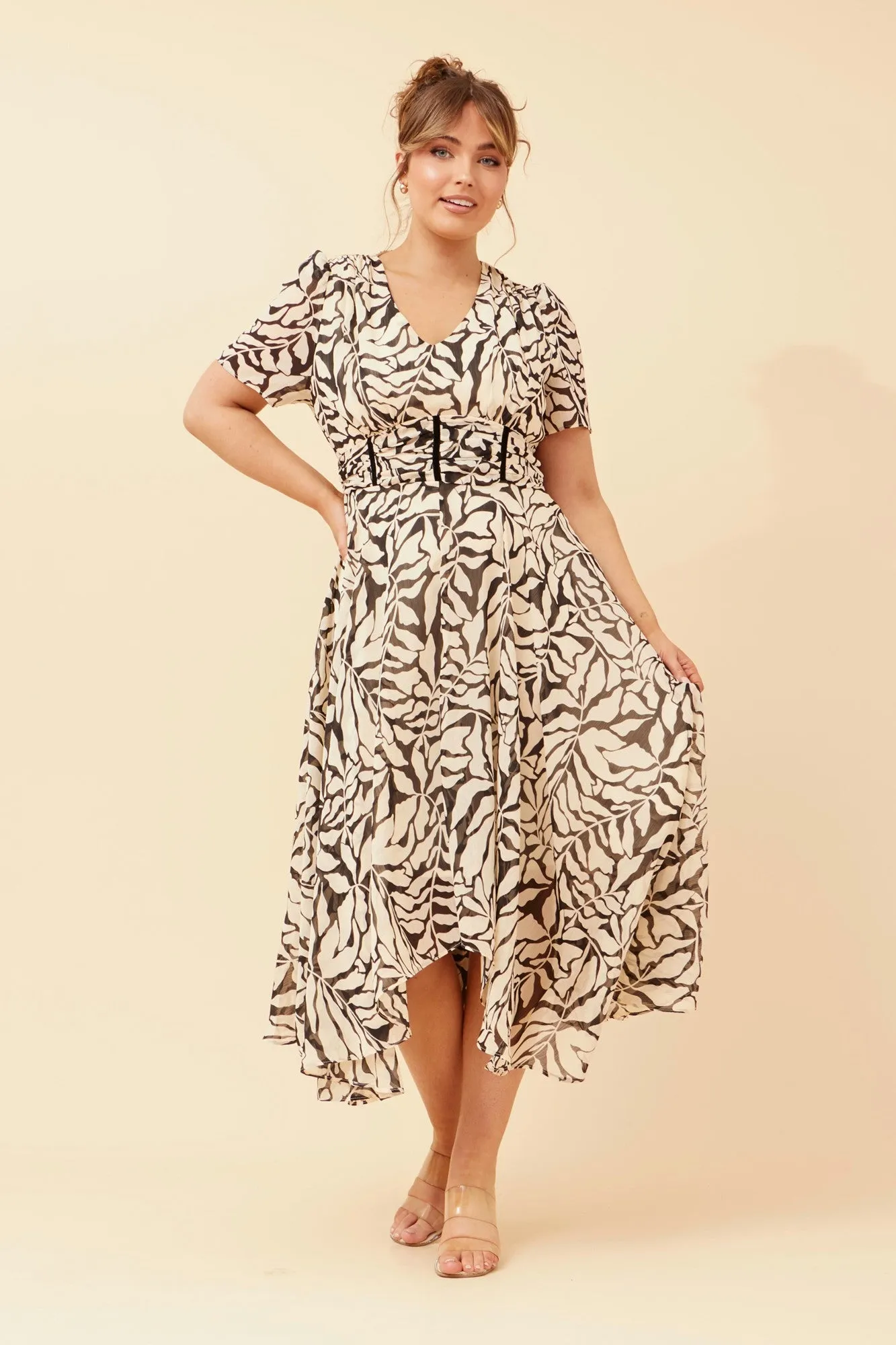ZOELLE ABSTRACT PRINT DRESS Fresh Energy