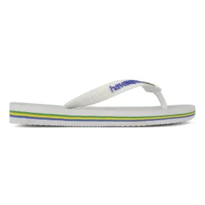 Anti Static Finish SweatWicking Havaianas Women's Brazil Logo White
