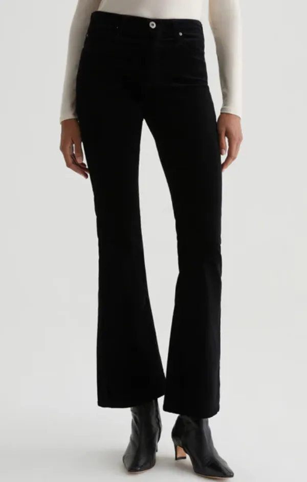 Farrah Boot in Super Black Convertible legs Anti Pilling Textile