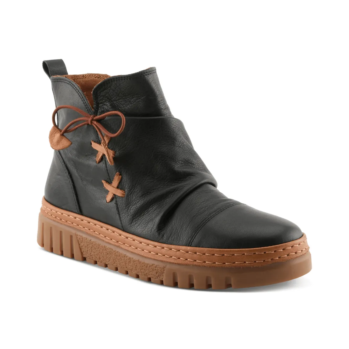 Shine Step Spring Step Women's Vandis Black Leather