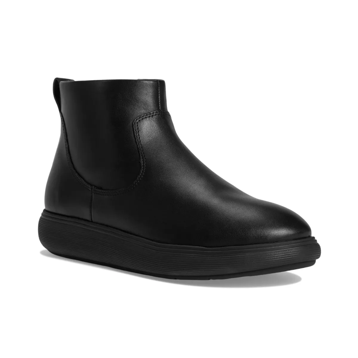 Fit Today Quick Walk FitFlop Women's IQ-Comff Ankle Boot Black Leather