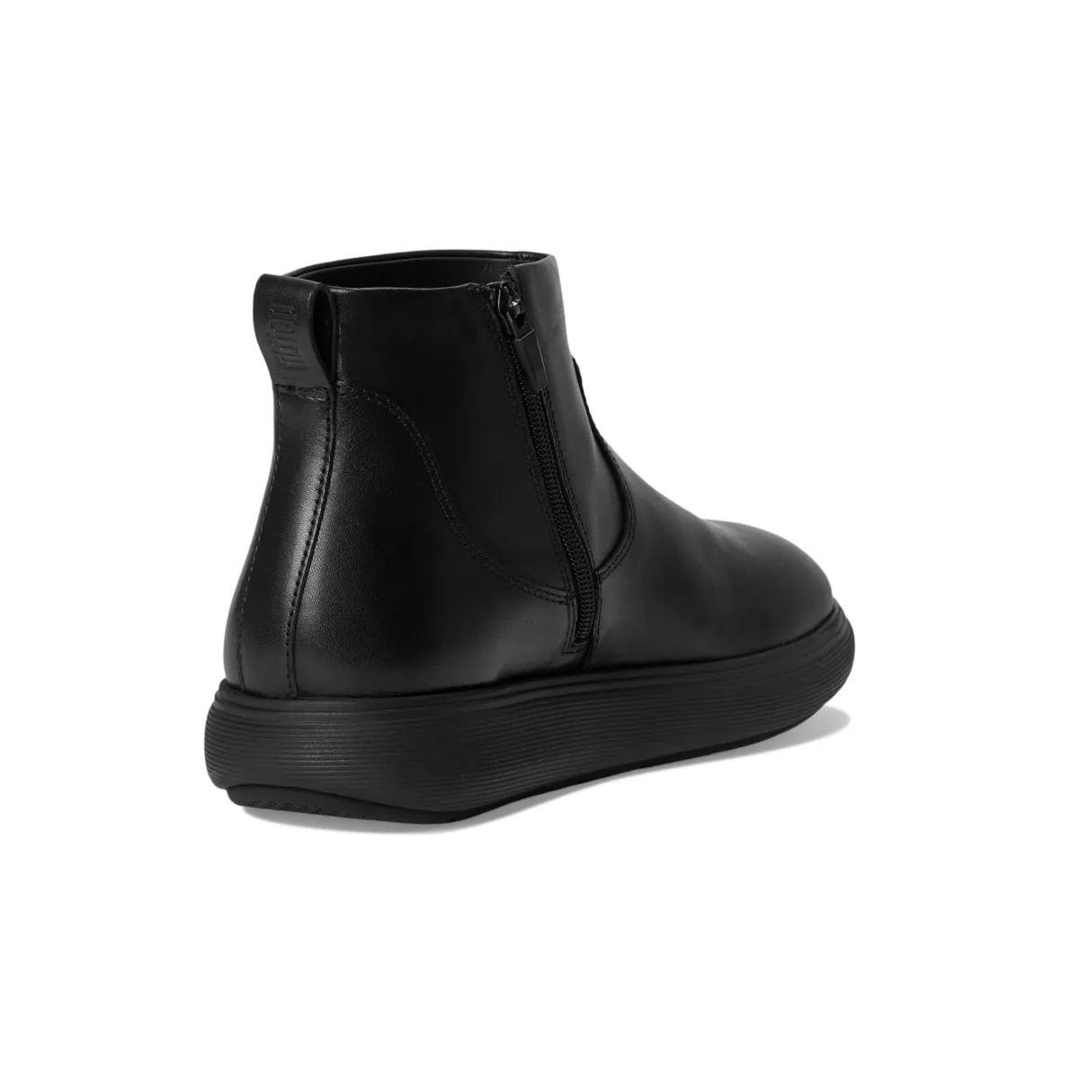 Walk Support FitFlop Women's IQ-Comff Ankle Boot Black Leather